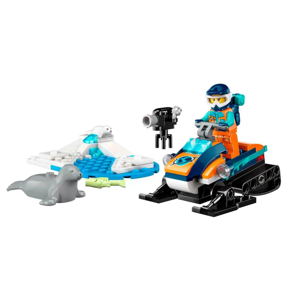 * Juegos De Construcción^Set De Juguetes De Construcción City 60376 Exploradores Del Artico: Motonieve (70 Piezas)