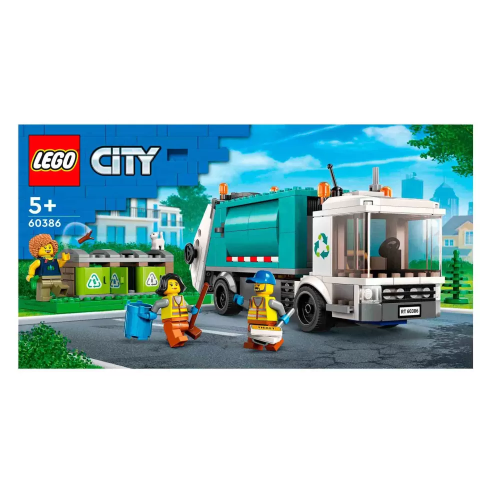 * Juegos De Construcción^Set De Juguetes De Construcción City 60386 Camion De Reciclaje (261 Piezas)