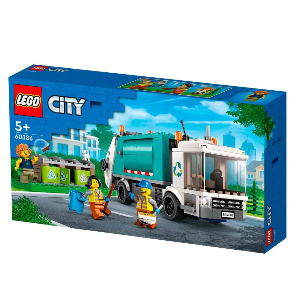 * Juegos De Construcción^Set De Juguetes De Construcción City 60386 Camion De Reciclaje (261 Piezas)