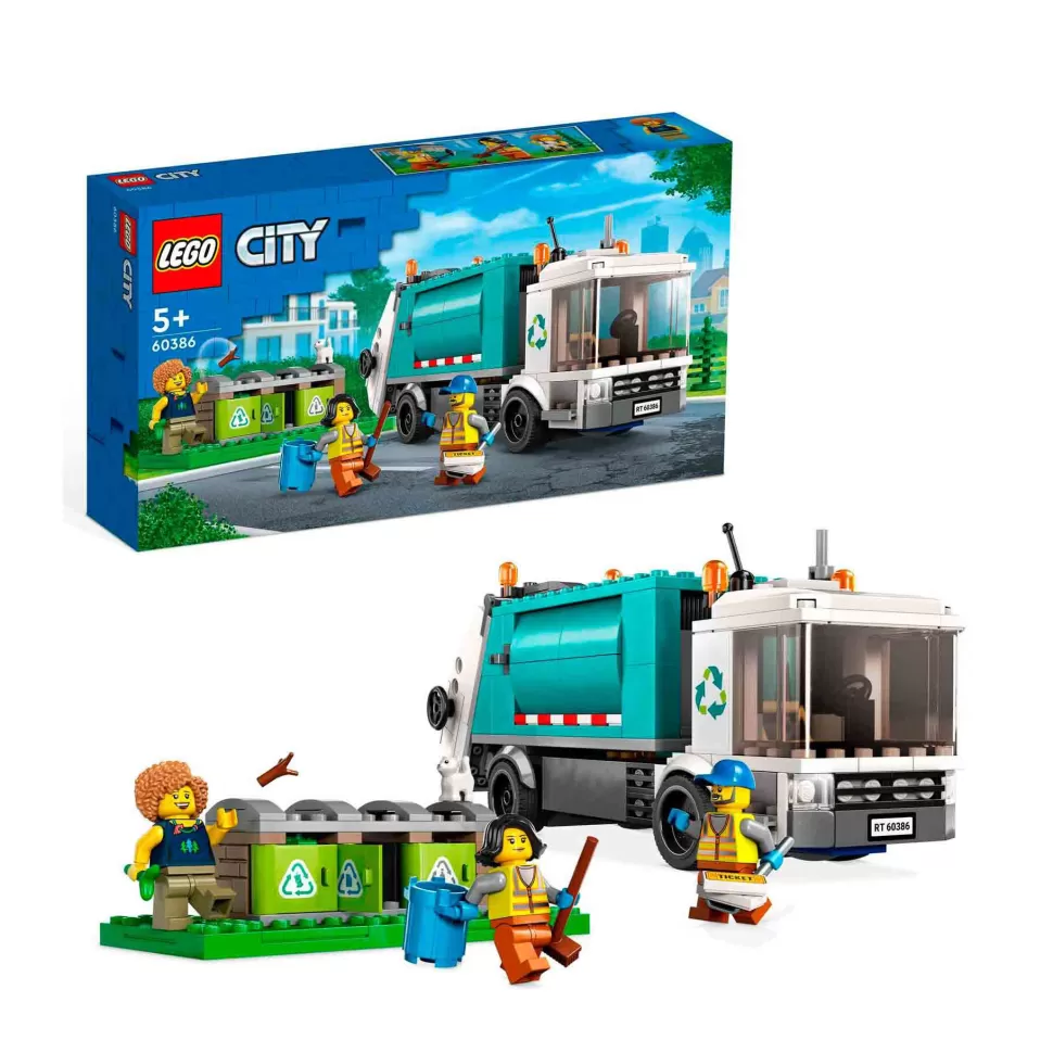 * Juegos De Construcción^Set De Juguetes De Construcción City 60386 Camion De Reciclaje (261 Piezas)