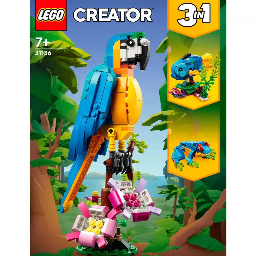 * Set De Juguetes De Construcción Creator 31136 Loro Exotico (253 Piezas)* Juegos De Construcción