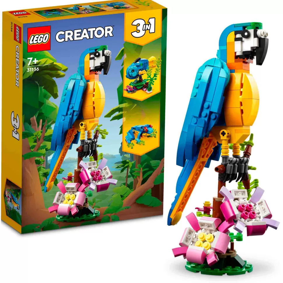* Set De Juguetes De Construcción Creator 31136 Loro Exotico (253 Piezas)* Juegos De Construcción