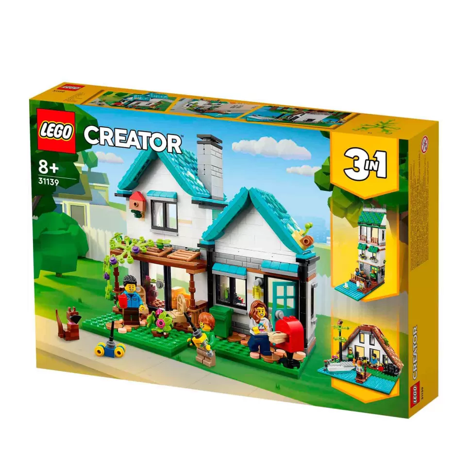 * Set De Juguetes De Construcción Creator 31139 Casa Confortable (808 Piezas)* Juegos De Construcción