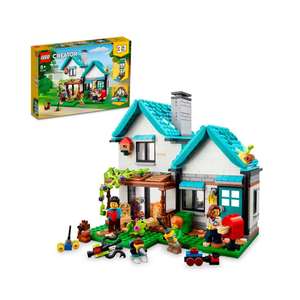 * Set De Juguetes De Construcción Creator 31139 Casa Confortable (808 Piezas)* Juegos De Construcción