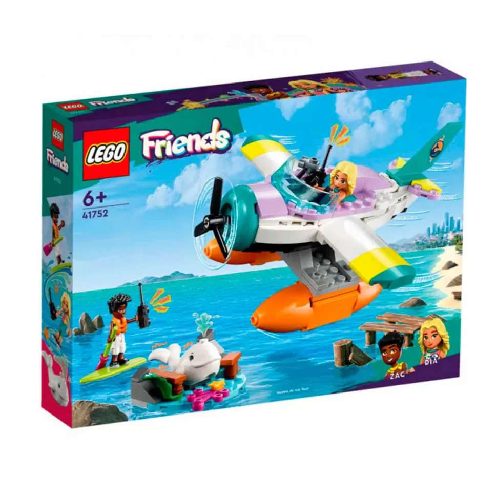 * Juegos De Construcción^Set De Juguetes De Construcción Friends 41752 Avion De Rescate Maritimo (203 Piezas)