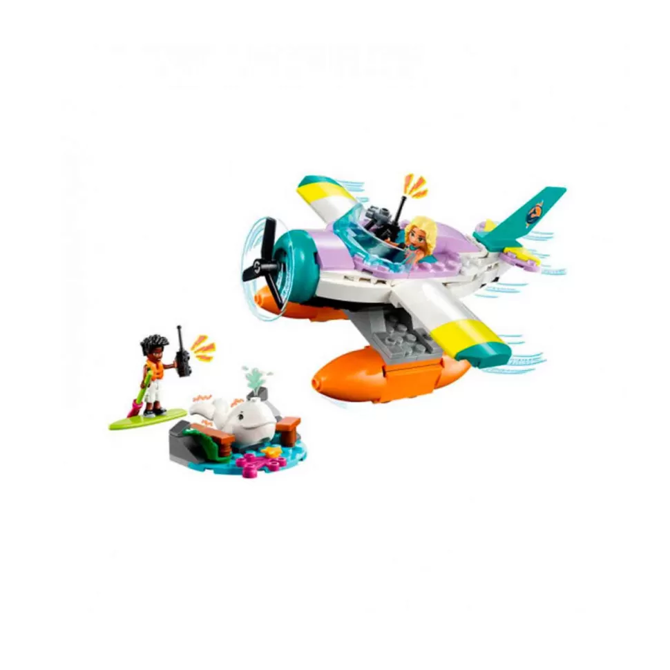 * Juegos De Construcción^Set De Juguetes De Construcción Friends 41752 Avion De Rescate Maritimo (203 Piezas)
