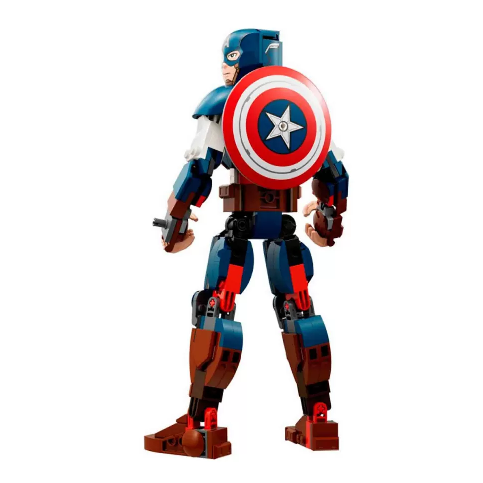 * Set De Juguetes De Construcción Marvel 76258 Figura Para Construir: Capitan America (310 Piezas* Juegos De Construcción
