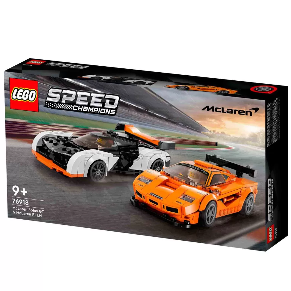 * Set De Juguetes De Construcción Speed Champions 76918 Mclaren Solus Gt Y Mclaren F1 Lm (581 Pie* Juegos De Construcción
