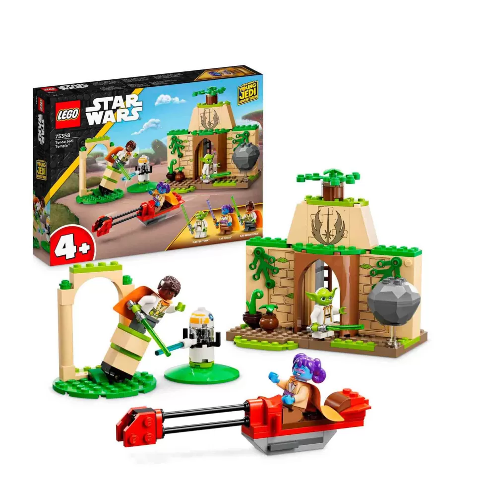 * Juegos De Construcción^Set De Juguetes De Construcción Star Wars 75358 Templo Jedi De Tenoo (124 Piezas)