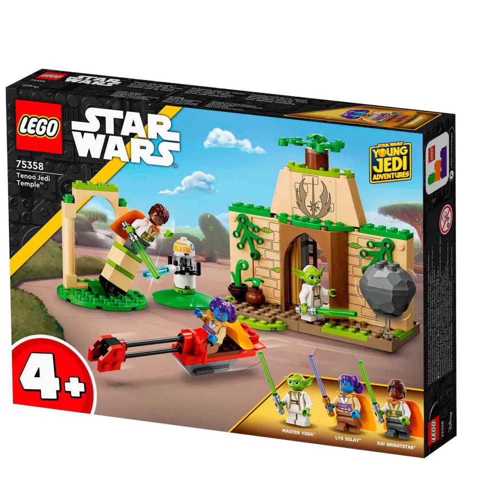 * Juegos De Construcción^Set De Juguetes De Construcción Star Wars 75358 Templo Jedi De Tenoo (124 Piezas)
