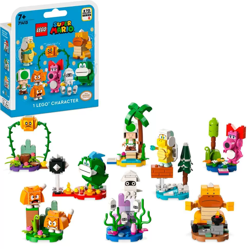* Set De Juguetes De Construcción Super Mario 71413 Packs De Personajes: Edicion 6* Juegos De Construcción