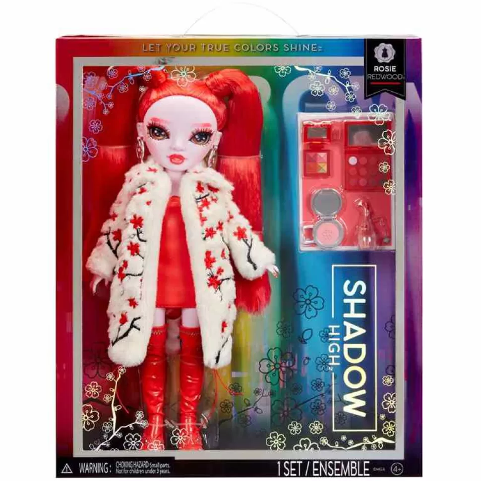 Rainbow High Shadow High Muneca De Moda Serie 3 - Rosie Redwood (Rojo)* Muñecas