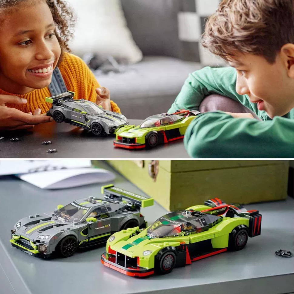 * Juegos De Construcción^ Speed Champions 76910 Aston Martin Valkyrie Amr Pro Y Aston Martin Vantage Gt3
