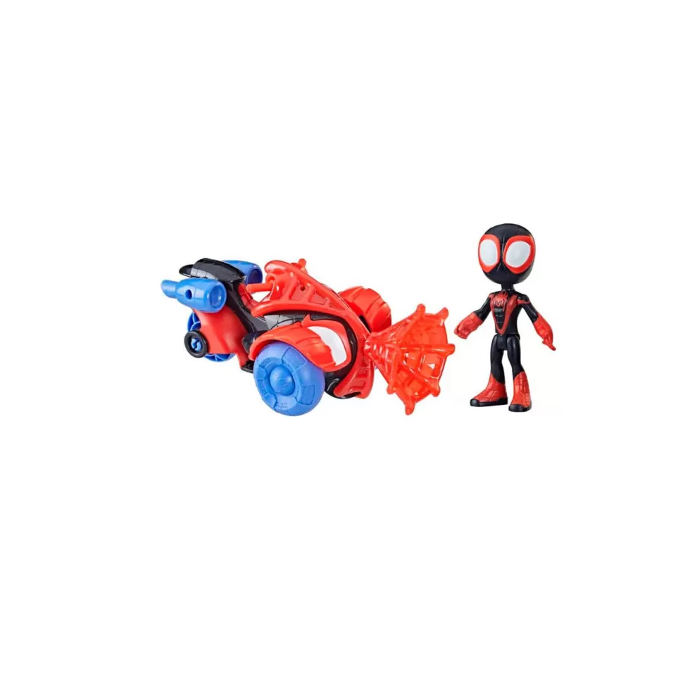 Spiderman Figuras Y Minimundos^Spidey Y Su Superequipo - Miles Morales Y Su Tecno-Moto