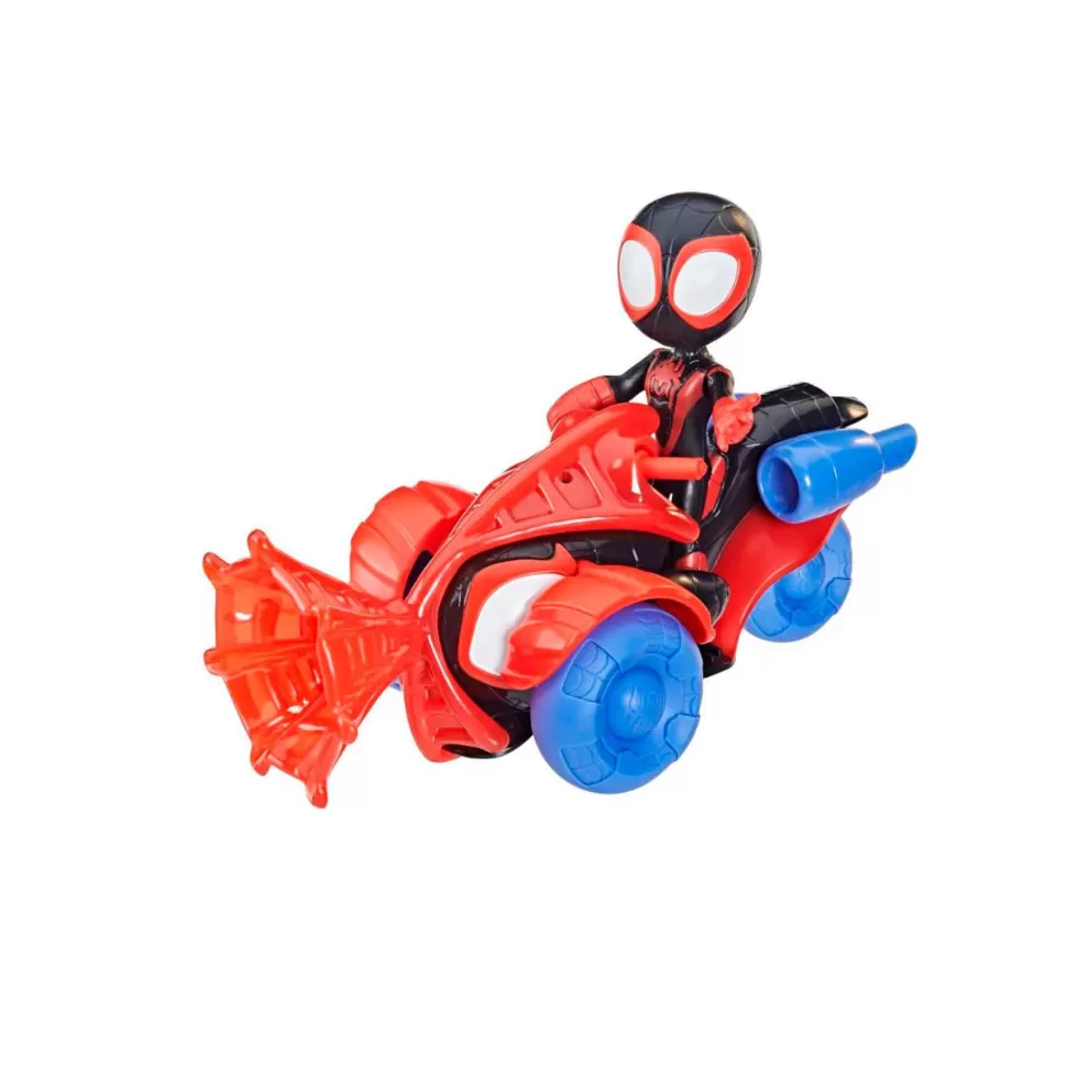 Spiderman Figuras Y Minimundos^Spidey Y Su Superequipo - Miles Morales Y Su Tecno-Moto