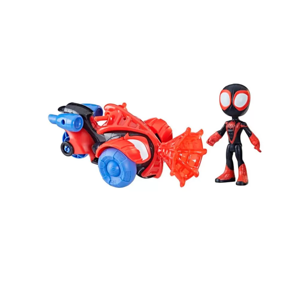 Spiderman Figuras Y Minimundos^Spidey Y Su Superequipo - Miles Morales Y Su Tecno-Moto