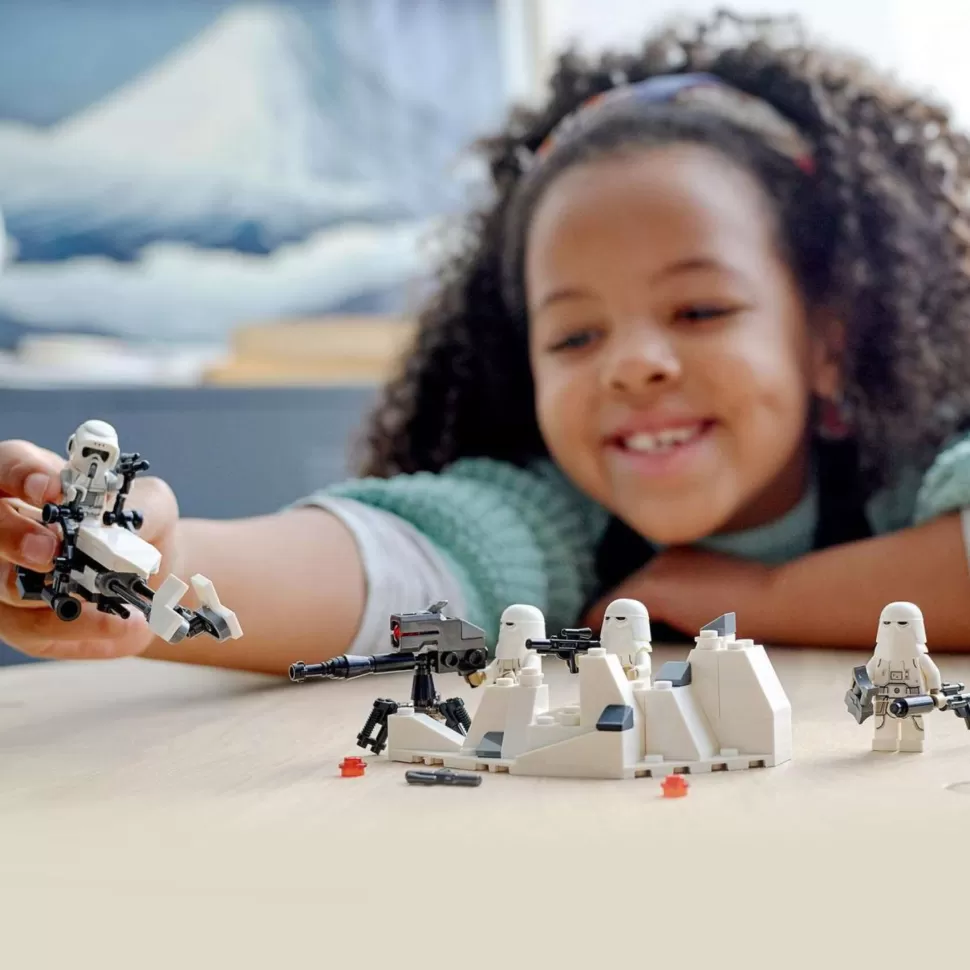 * Star Wars 75320 Pack De Combate Soldados De Las Nieves* Juegos De Construcción