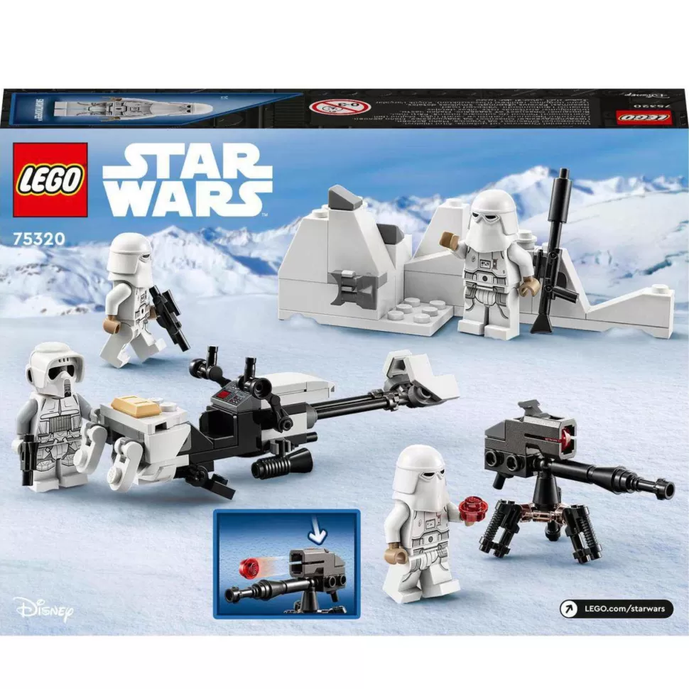 * Star Wars 75320 Pack De Combate Soldados De Las Nieves* Juegos De Construcción