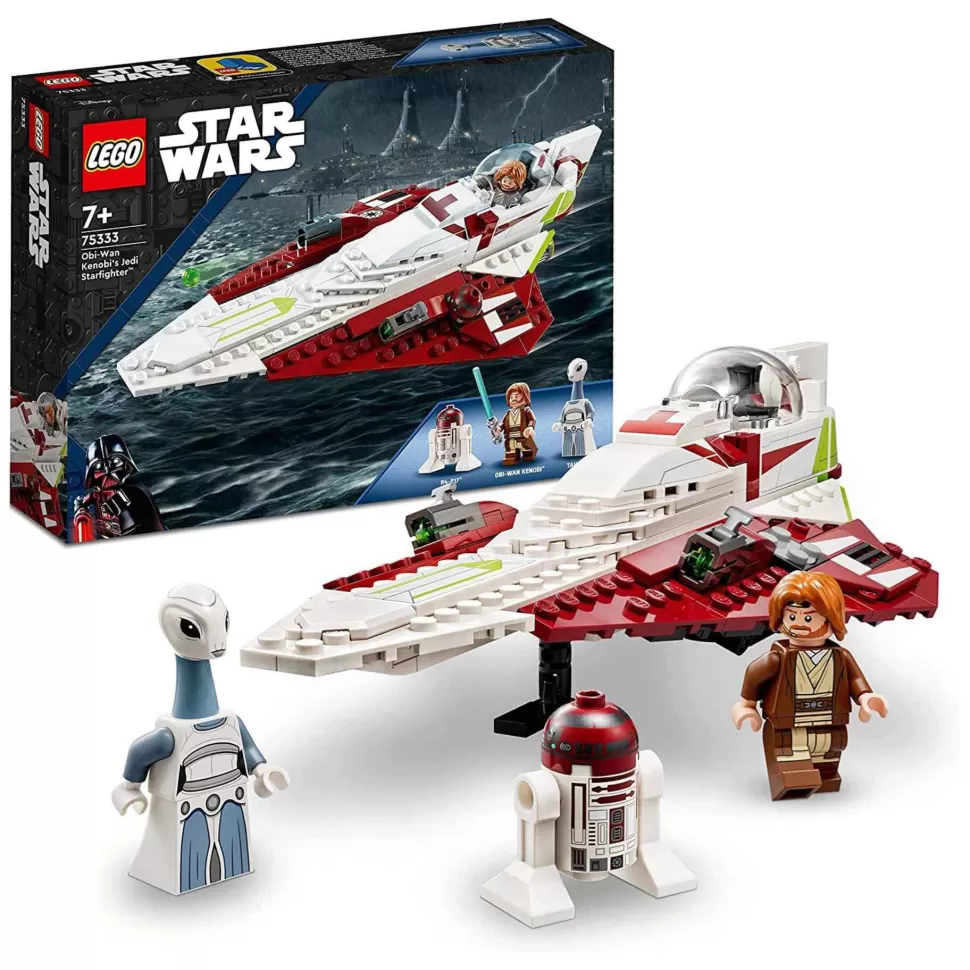 * Juegos De Construcción^ Star Wars Caza Estelar Jedi De Obi Wan Kenobi 75333