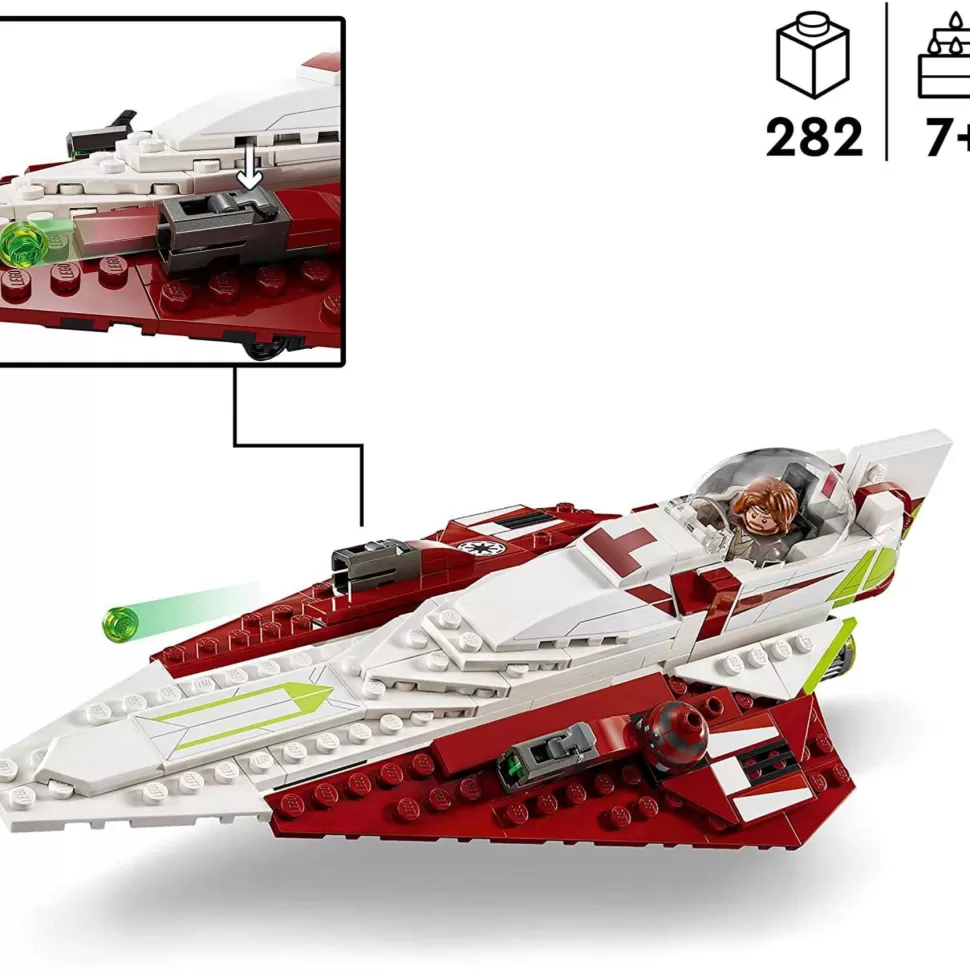 * Juegos De Construcción^ Star Wars Caza Estelar Jedi De Obi Wan Kenobi 75333
