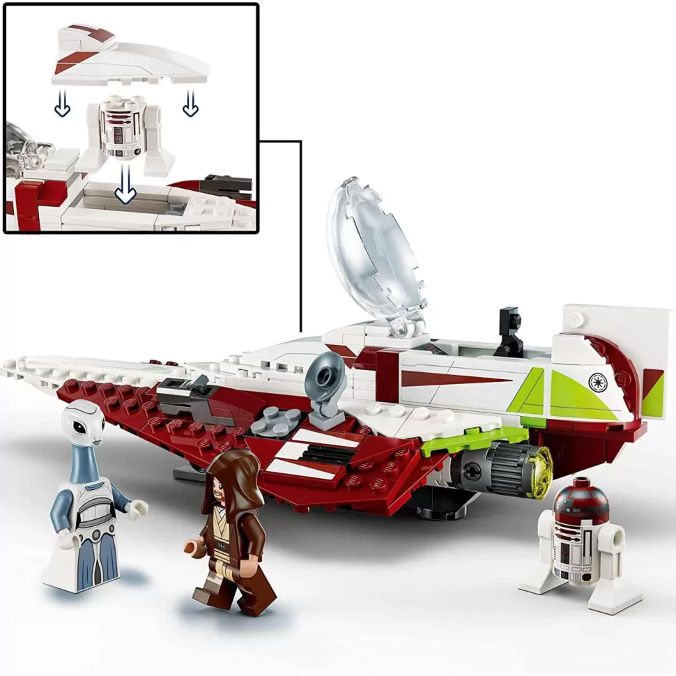 * Juegos De Construcción^ Star Wars Caza Estelar Jedi De Obi Wan Kenobi 75333