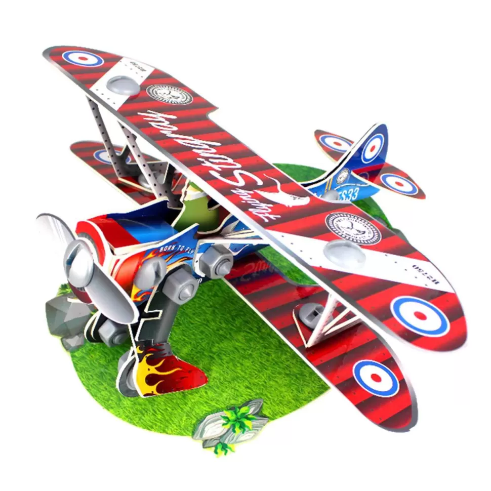 Educa Borras Studio 3D Avion Vintage* Puzzles Y Educativos