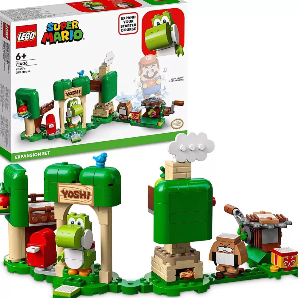 * Juegos De Construcción^ Super Mario Set De Expansion Casa Regalo De Yoshi 71406