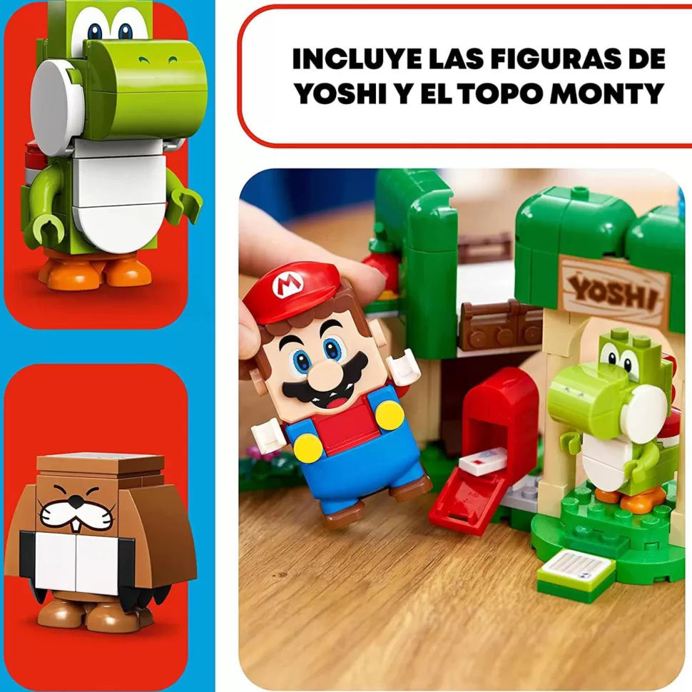 * Juegos De Construcción^ Super Mario Set De Expansion Casa Regalo De Yoshi 71406