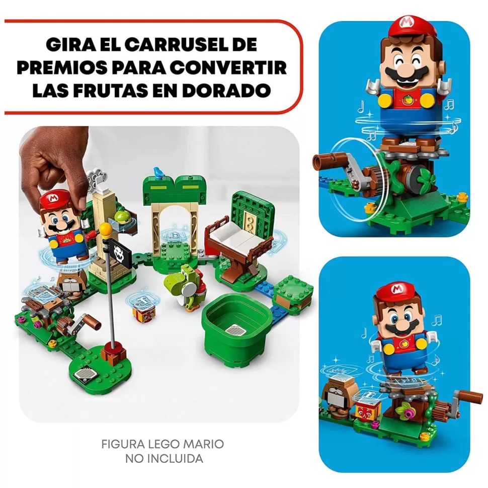 * Juegos De Construcción^ Super Mario Set De Expansion Casa Regalo De Yoshi 71406