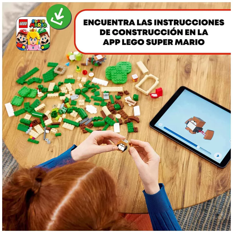 * Juegos De Construcción^ Super Mario Set De Expansion Casa Regalo De Yoshi 71406