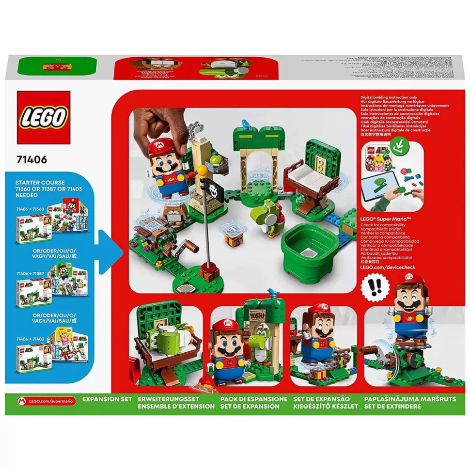 * Juegos De Construcción^ Super Mario Set De Expansion Casa Regalo De Yoshi 71406