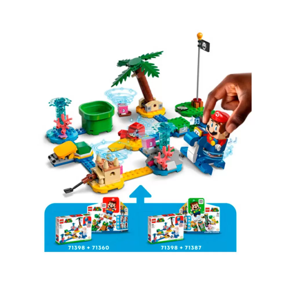 * Juegos De Construcción^ Super Mario Set De Expansion: Costa De Dorrie 71398