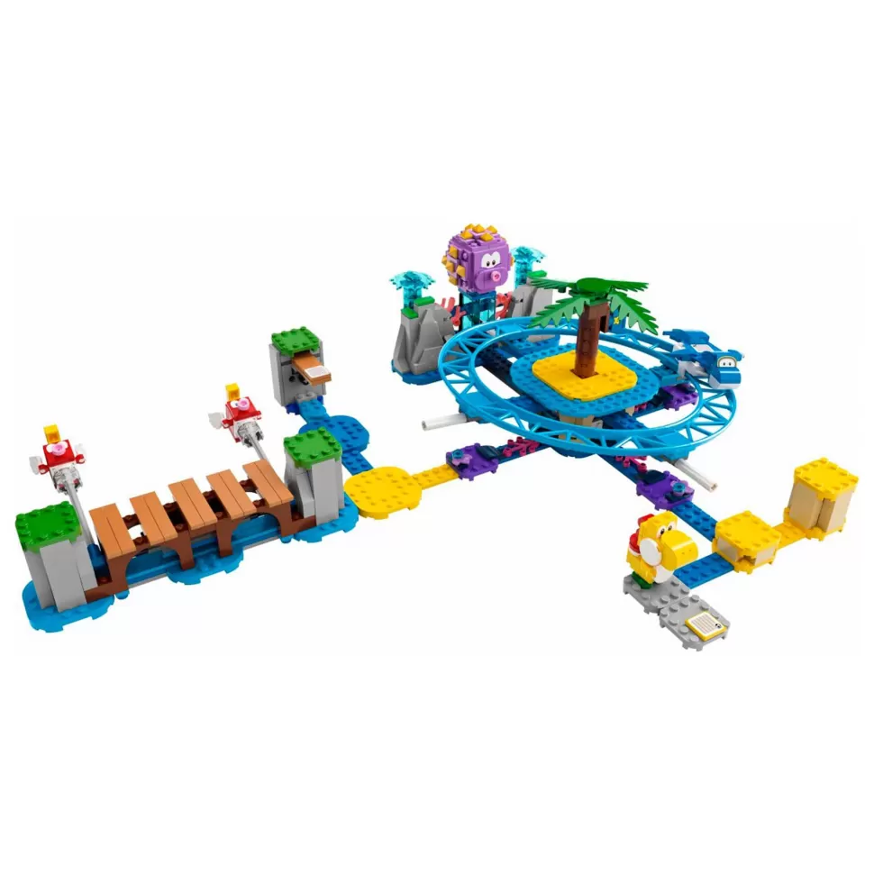 * Juegos De Construcción^ Super Mario Set De Expansion: Desafio En Las Olas Contra El Gran Erincho 71400