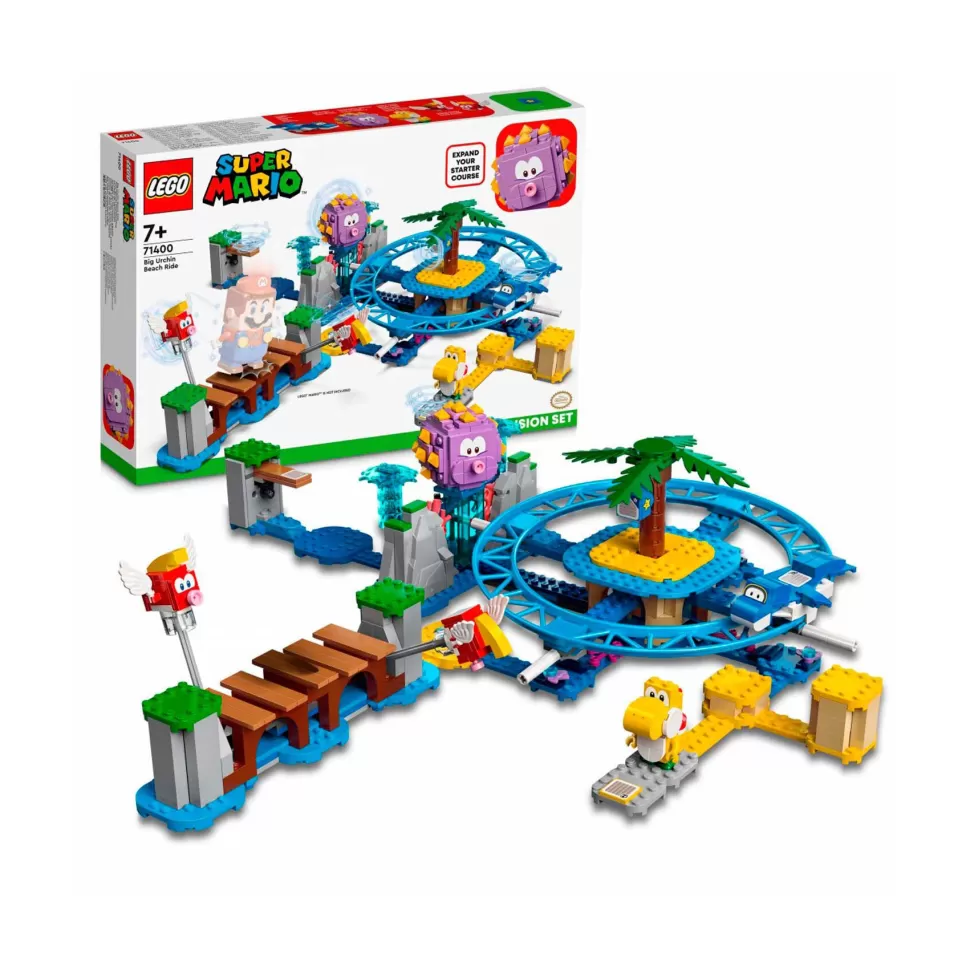 * Juegos De Construcción^ Super Mario Set De Expansion: Desafio En Las Olas Contra El Gran Erincho 71400