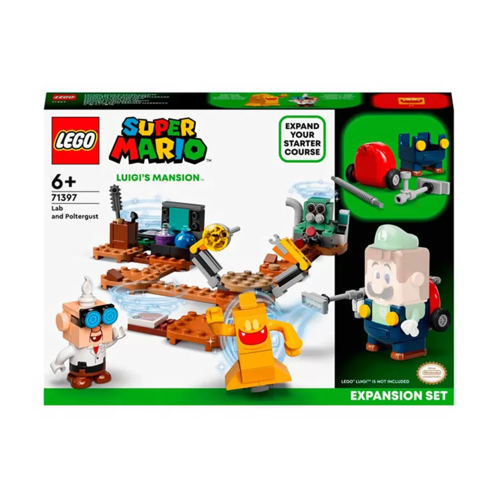 * Juegos De Construcción^ Super Mario Set De Expansion: Laboratorio Y Succionaentes De Luigi'S Mansion 71397