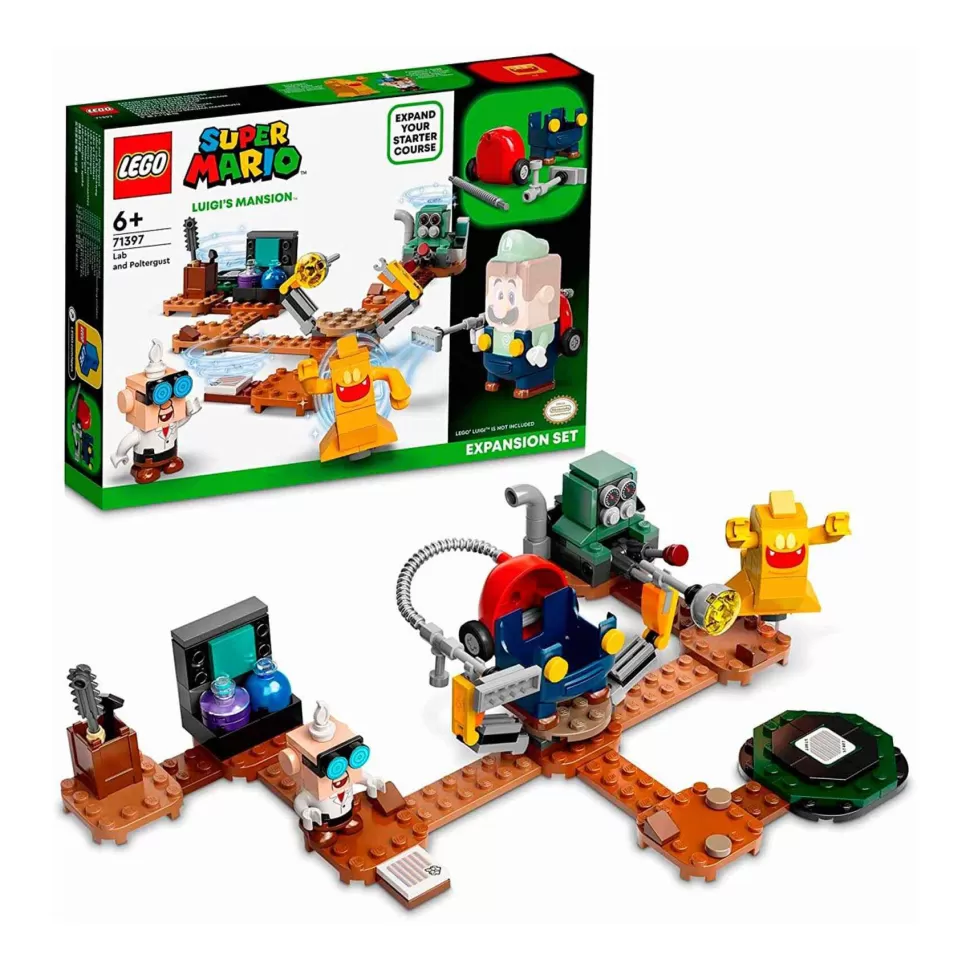 * Juegos De Construcción^ Super Mario Set De Expansion: Laboratorio Y Succionaentes De Luigi'S Mansion 71397