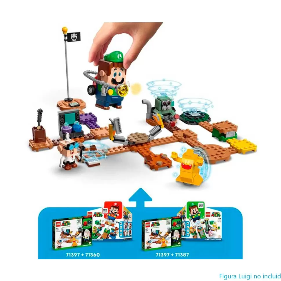 * Juegos De Construcción^ Super Mario Set De Expansion: Laboratorio Y Succionaentes De Luigi'S Mansion 71397