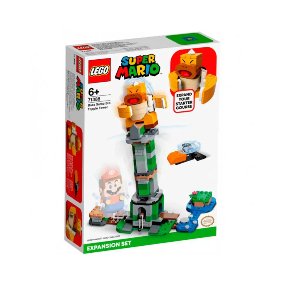 * Juegos De Construcción^ Super Mario Set De Expansion Torre Bamboleante Del Hermano Sumo Jefe71388