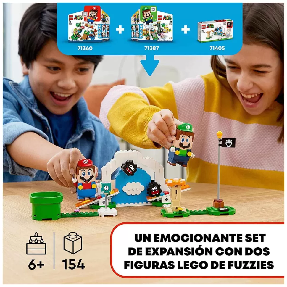 * Super Mario Set De Expansion Trampolines De Los Fuzzies 71405* Juegos De Construcción