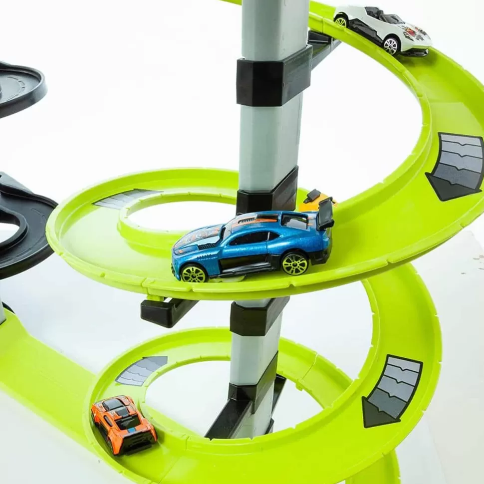 Molto Vehículos Y Radio Control^Super Mega Parking 5 Plantas Con Pistas Y 5 Coches