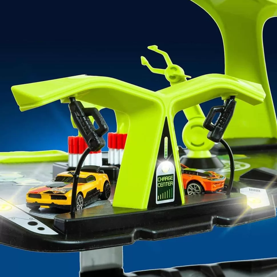 Molto Vehículos Y Radio Control^Super Mega Parking 5 Plantas Con Pistas Y 5 Coches