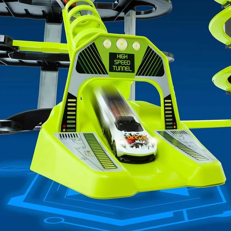 Molto Vehículos Y Radio Control^Super Mega Parking 5 Plantas Con Pistas Y 5 Coches