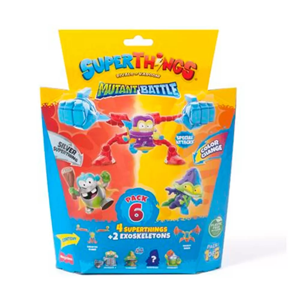 Superthings Mutant Battle Pack 6 Exoskeleton Modelo 1/6* Figuras Y Minimundos
