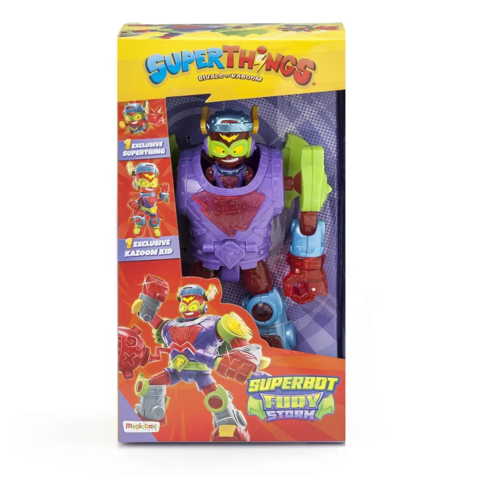 Superthings Figuras Y Minimundos^ Serie 9 Guardians Of Kazoom Superbot Storm Fury