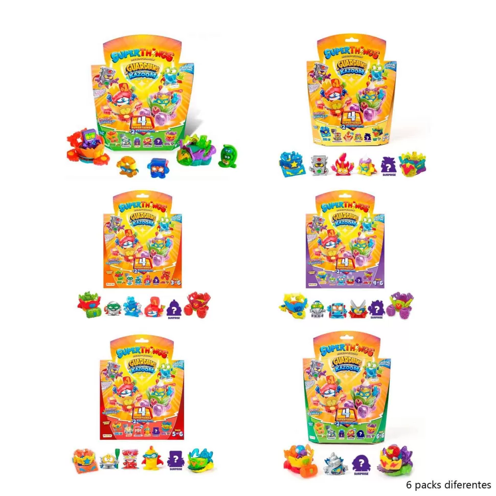 Superthings Serie 9Blister 2 Kazoom Jets + 4 Diferentes Packs* Figuras Y Minimundos