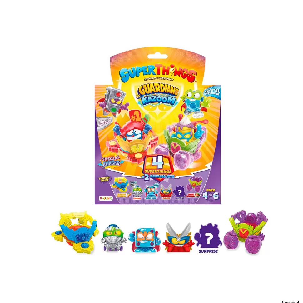 Superthings Serie 9Blister 2 Kazoom Jets + 4 Diferentes Packs* Figuras Y Minimundos