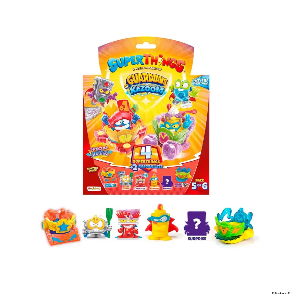 Superthings Serie 9Blister 2 Kazoom Jets + 4 Diferentes Packs* Figuras Y Minimundos
