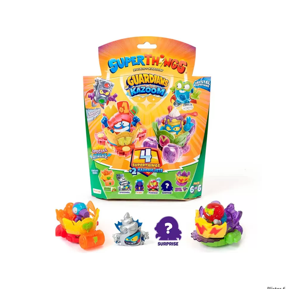 Superthings Serie 9Blister 2 Kazoom Jets + 4 Diferentes Packs* Figuras Y Minimundos