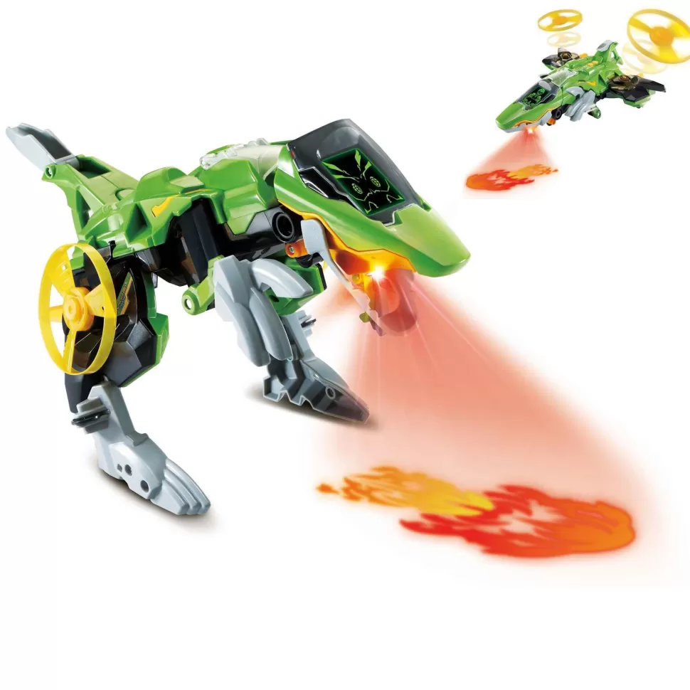 VTech Switch & Go Dinos Rotor El Tericinosaurio Avion De Combate* Figuras Y Minimundos