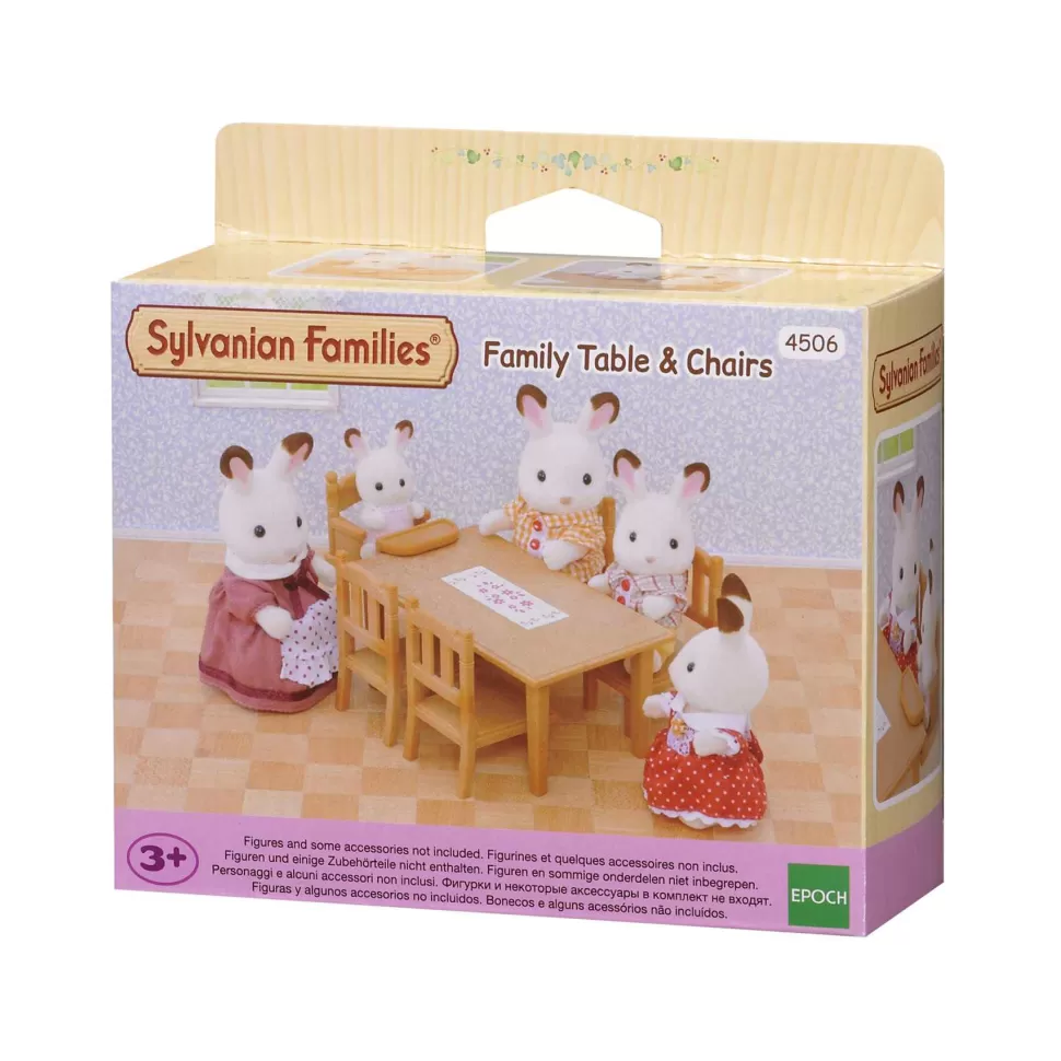 Sylvanian Families Set De Mesa De Comedor Con Sillas* Figuras Y Minimundos